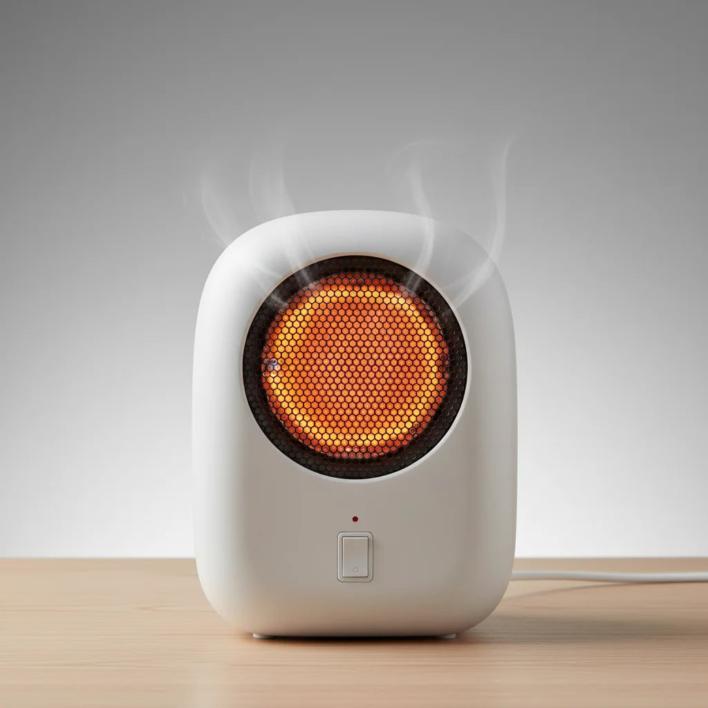 220V Warmoraa Mini Electric Heater - instant warmth, no waiting!