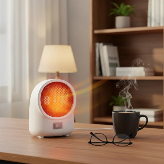 220V Warmoraa Mini Electric Heater - instant warmth, no waiting!